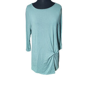 Cupio 3/4 sleeve top blouse round neck sz M